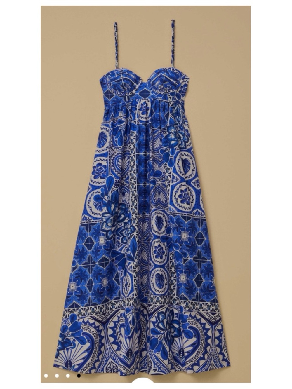 FARM Rio Blue Printed Maxi Dress - Picture 7 of 16
